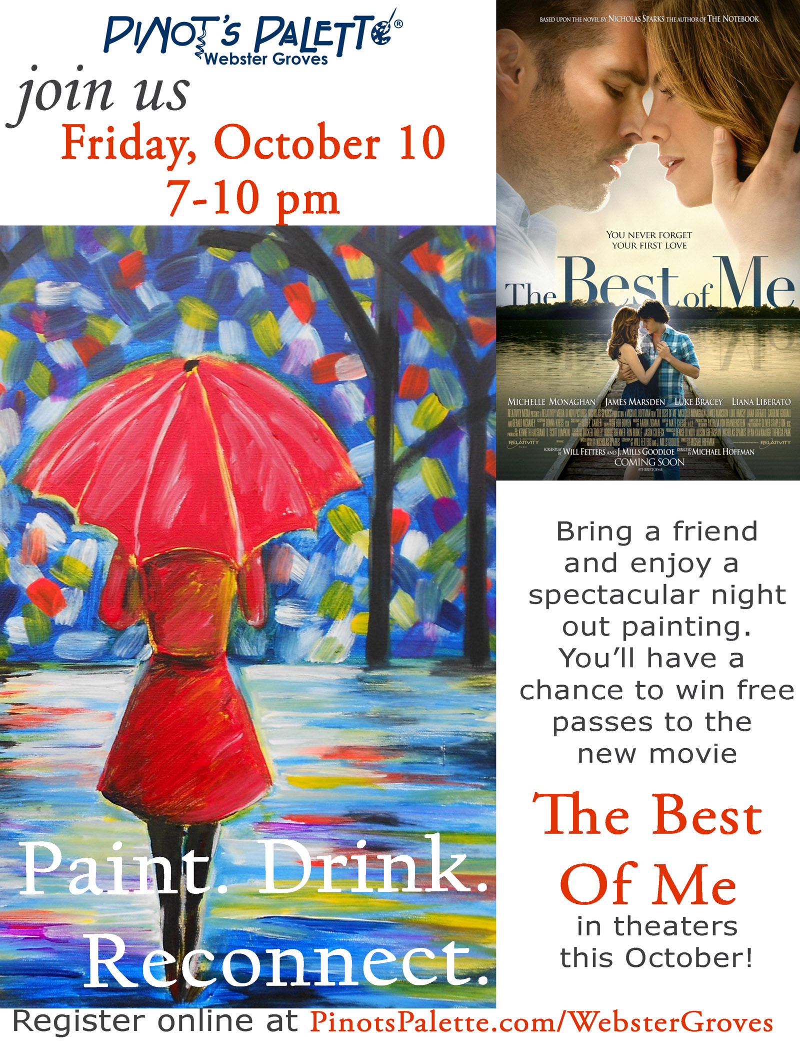 Pinot's Pairs with "The Best of Me"